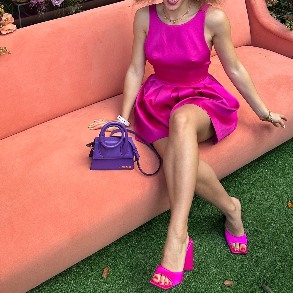 Satin H&M limited edition dress/jumpsuit pink